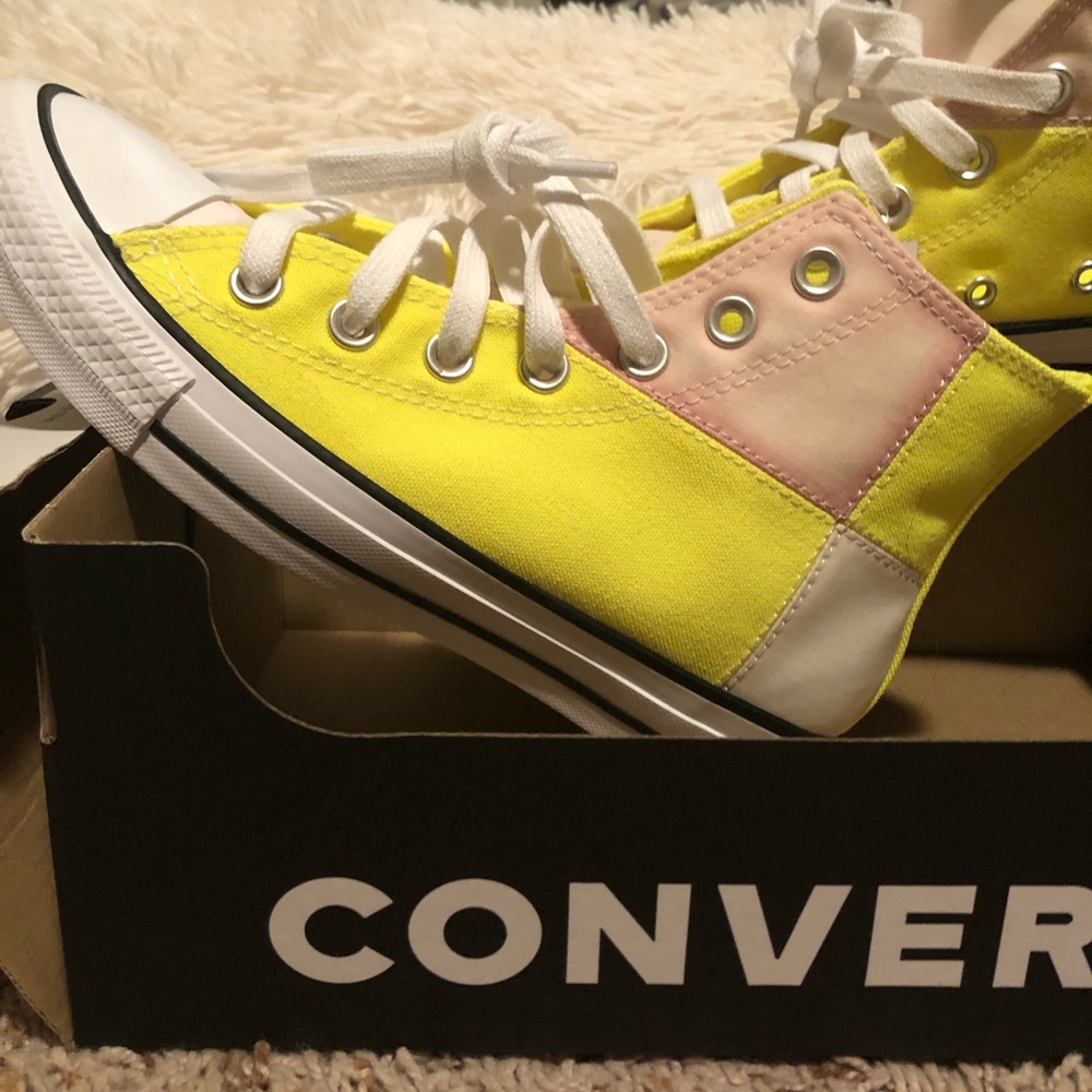 Neon colored converse